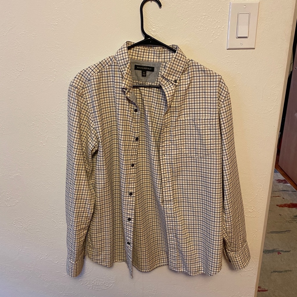 Banana Republic Flannel Button Down